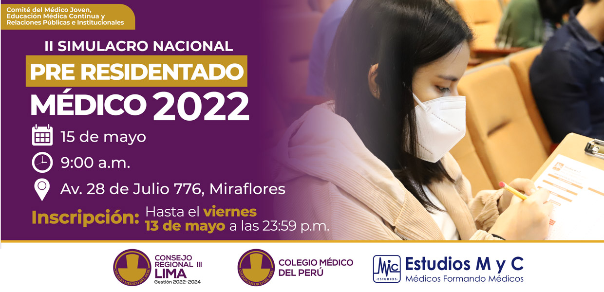 II Simulacro Nacional Pre-Residentado Médico 2022